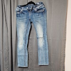 Miss Me Light Blue Straight Leg Jeans